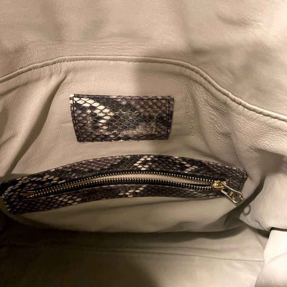 Custom Nwot Python Handbag - Beverly Hills - image 4